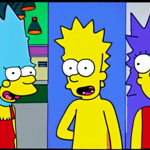 Prompt: bart simpson in rick and morty 4 k quality super realistic