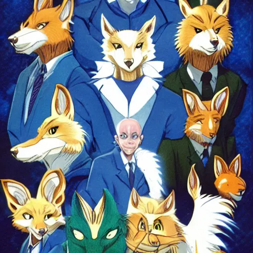 Prompt: Beastars character in the style of 1999 Ken Sugimori art