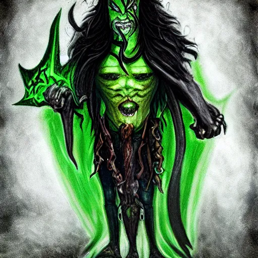 Image similar to illidan stormrage by tim burton