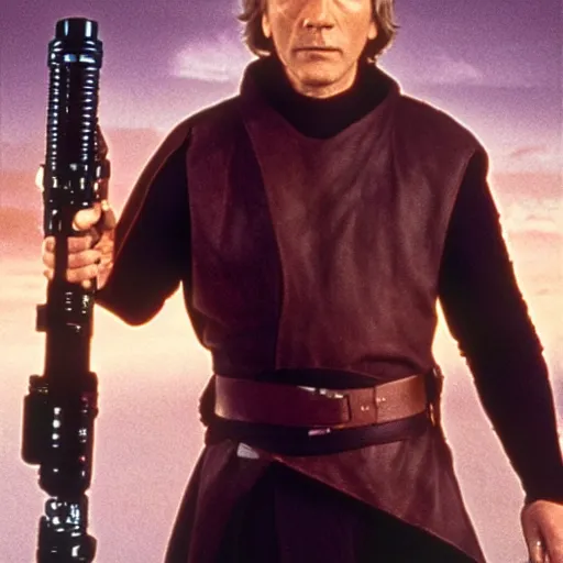 Prompt: patrick stewart as luke skywalker