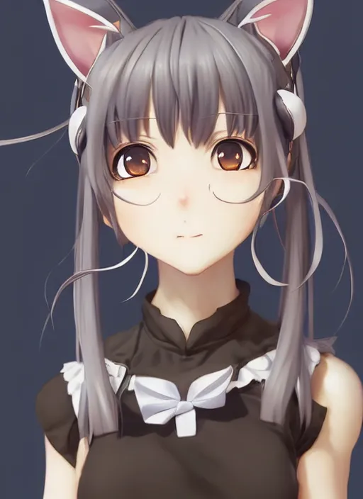Prompt: nekopara fantastically detailed eyes cute girl portrait with fantastically detailed cat ears!!!!!!!!!!!! dressed like a cat modern anime style, made by Laica chrose, Mina Petrovic, Ross Tran, WLOP, Ruan Jia and Artgerm, Range Murata and William-Adolphe Bouguereau, unreal Engine Fantasy Illustration. award winning, Artstation, Hyperdetailed, 8k resolution ethereal bloom effect in pastel colours