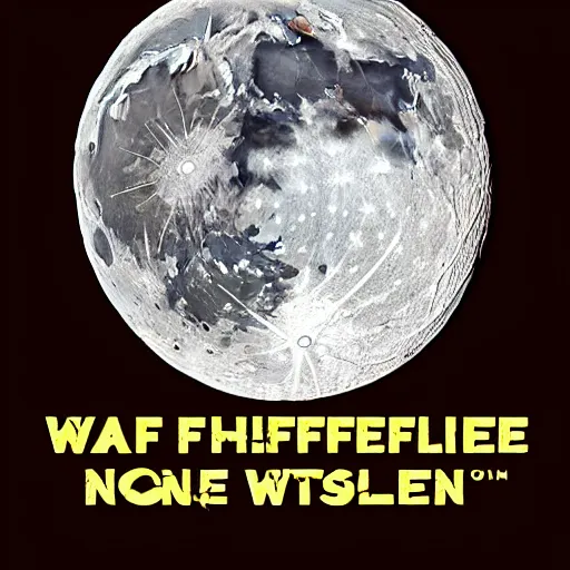 Image similar to wafflehouse on the moon