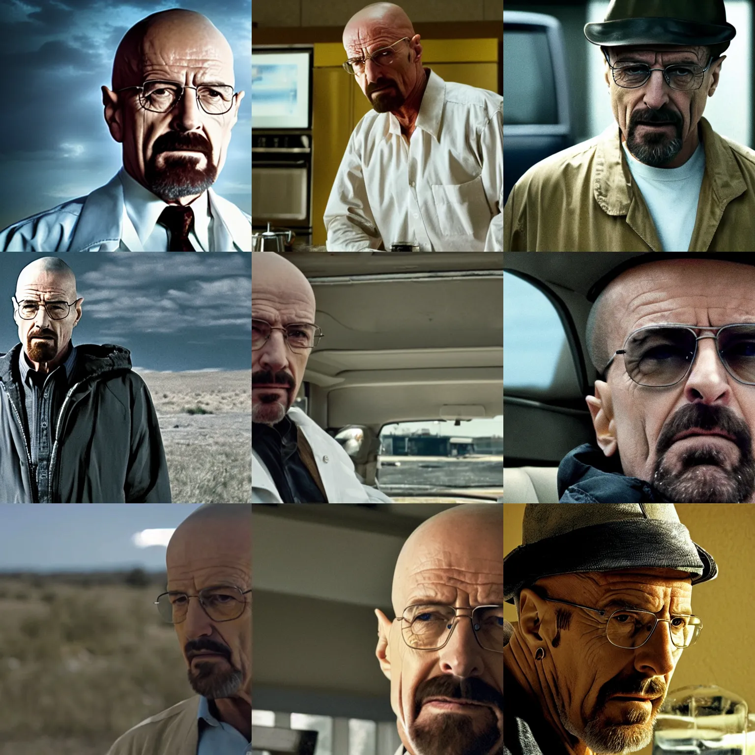 Prompt: film still of al pacino as walter white in breaking bad, cinematic, rule of thirds