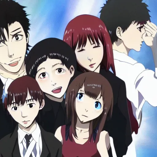 Image similar to parasyte anime awkward