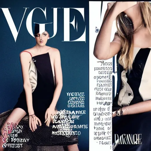 Image similar to editorial Vogue