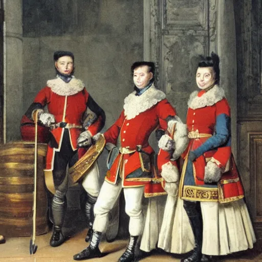 Prompt: une famille noble de seigneurs originaires du Boulonnais