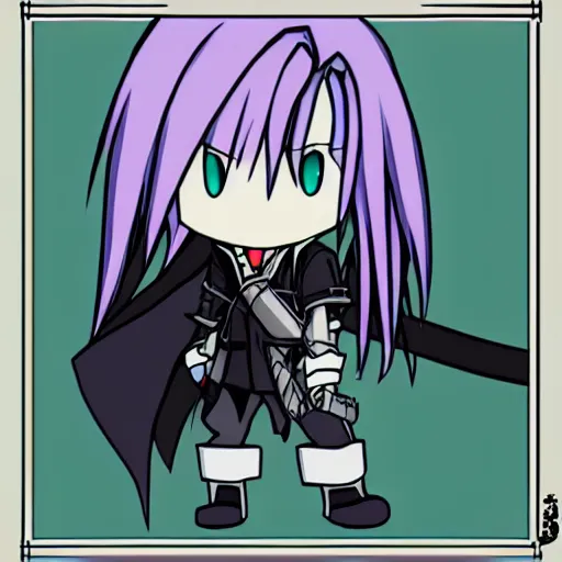 Image similar to sephiroth chibi