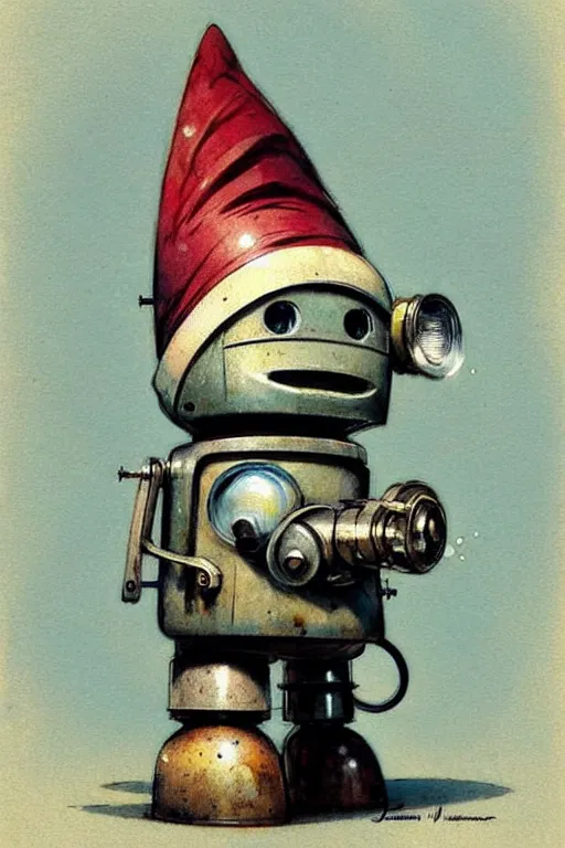 Image similar to ( ( ( ( ( 1 9 5 0 s retro robot knome. muted colors. ) ) ) ) ) by jean - baptiste monge!!!!!!!!!!!!!!!!!!!!!!!!!!!!!!