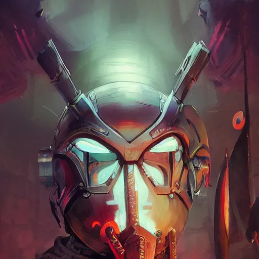 Image similar to cyberpunk viking helmet mask warrior goddess robot ninja fantasy, art gta 5 cover, official fanart behance hd artstation by jesper ejsing, by rhads, makoto shinkai and lois van baarle, ilya kuvshinov, ossdraws