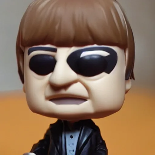 Image similar to mark e smith as a funko pop toy