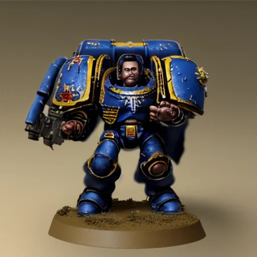 Image similar to Space Marine hyperrealistic