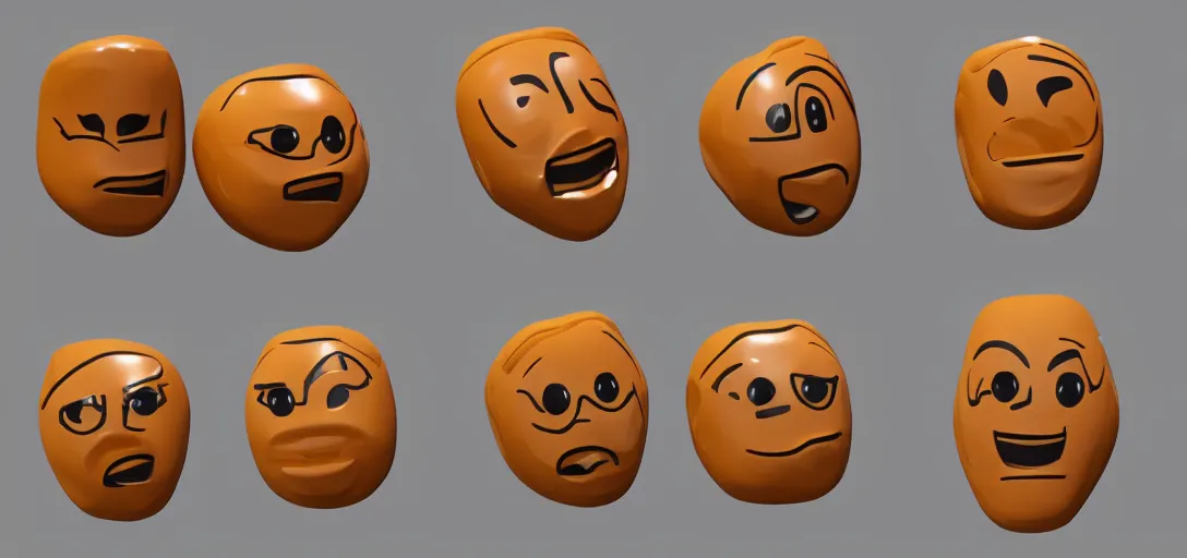 Prompt: 3D emojie, very detailed, high quality