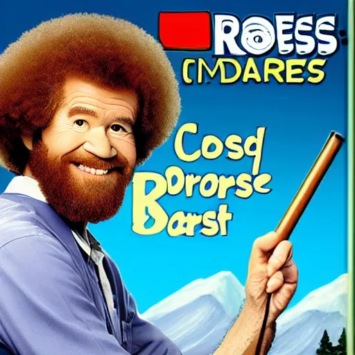 Image similar to bob ross