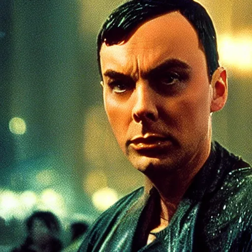 Image similar to Sheldon in Blade Runner