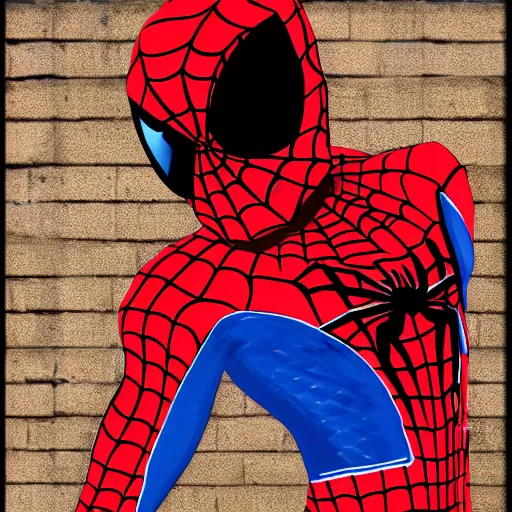 Image similar to obama as spider man