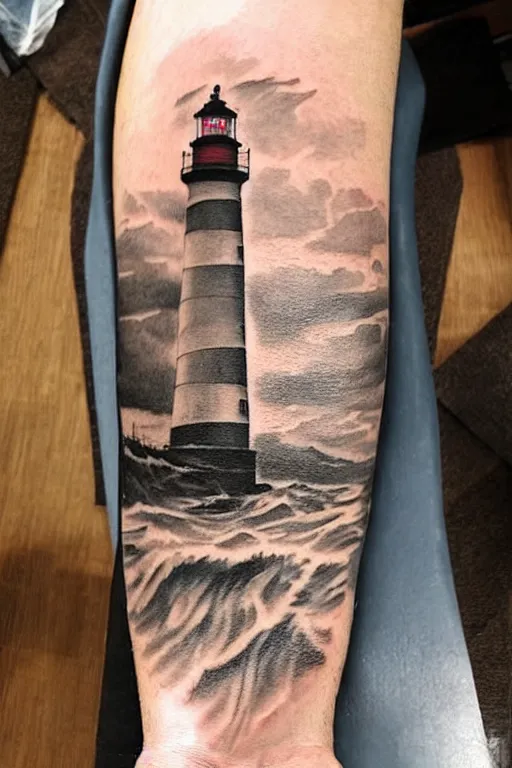 lighthouse tattoo - Buy t-shirt designs