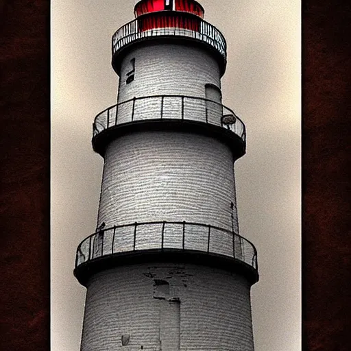 Image similar to a beautiful view of silent hill lighthouse, ultra detailed