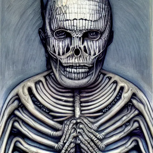 Image similar to an afrikaans oom by hr giger