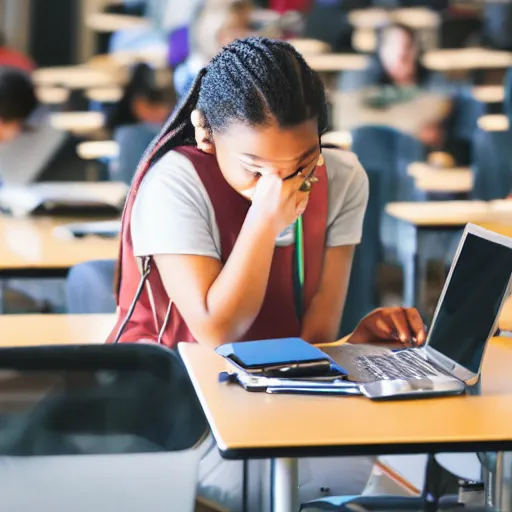 Image similar to digital photography of a student working hard in order to succeed