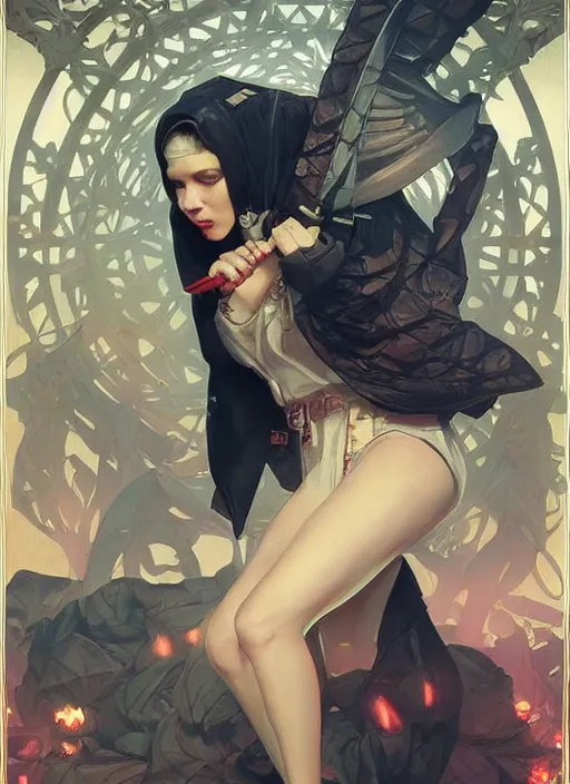 Image similar to rap battle rap god eminem, black velvet, diamond and rose quartz, full body view, beautiful high quality realistic fantasy art, trending on artstation by artgerm and greg rutkowski and alphonse mucha