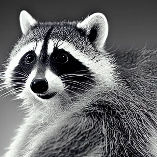 Prompt: racoon found inside ribcage x-ray, x-ray image