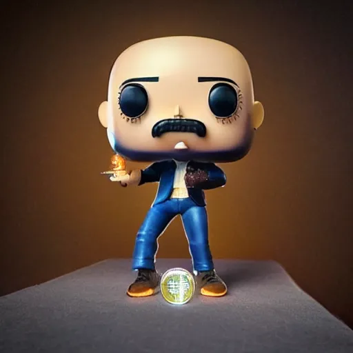 Image similar to “ very very intricate photorealistic photo of a jeff bezos funko pop, detailed studio lighting, award - winning crisp details ”