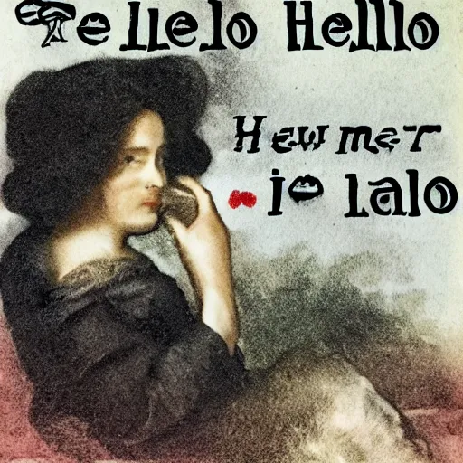 Prompt: hello, i am new here