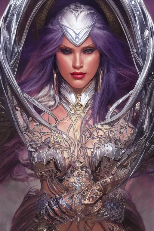 Image similar to ultra realistic illustration, the sorceress from masters of the universe, sci - fi, fantasy, intricate, elegant, highly detailed, digital painting, artstation, concept art, smooth, sharp focus, illustration, art by artgerm and alphonse mucha