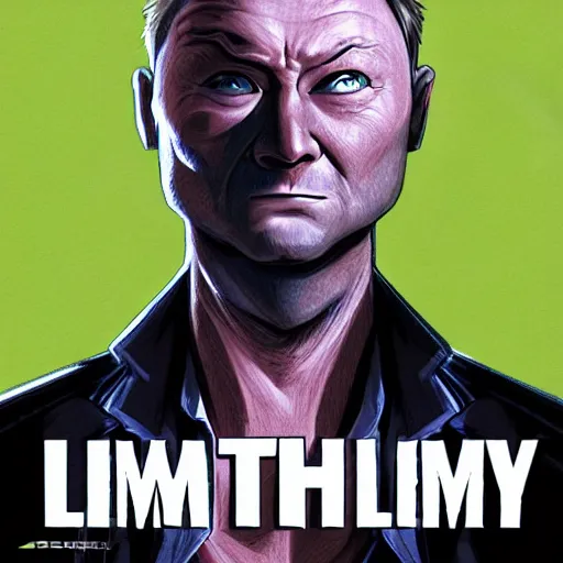 Image similar to photorealistic portrait of Limmy as a comic book villain,