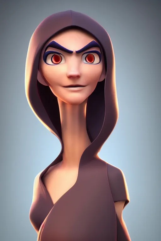 Image similar to a centered stylized render of a cool ninja, by dreamworks, by pixar, by viktoria gavrilenko, by leticia gillett, by lois van baarle, perfect face, 3 d, 8 k