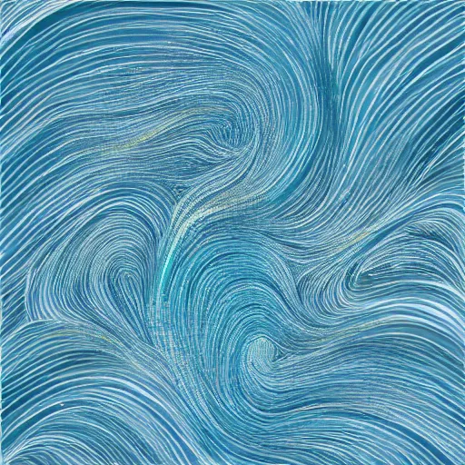 Prompt: vector flow field watercolor brushstrokes concept art