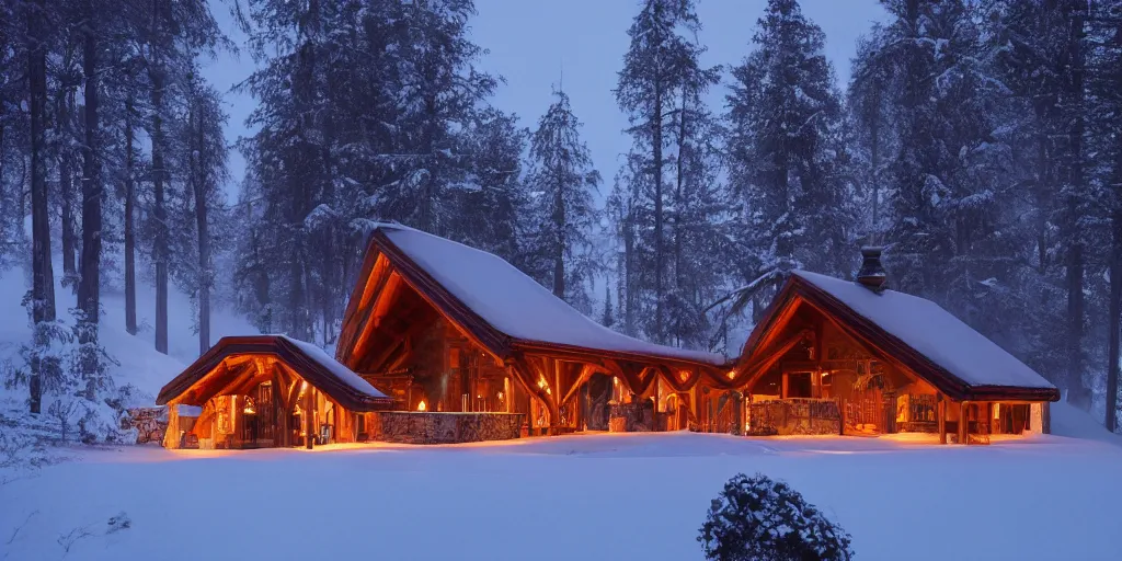 Prompt: valheim house shaped like a pipe organ in the black forest, volumetric lighting, Portra 160, night time, ominous