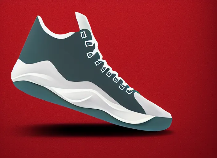 Image similar to basketball sneakers concept of siver surfer, trending on artstation, smooth, sharp focus