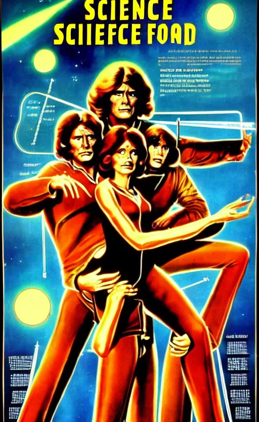 Image similar to 1 9 7 0 s science fiction movie poster art