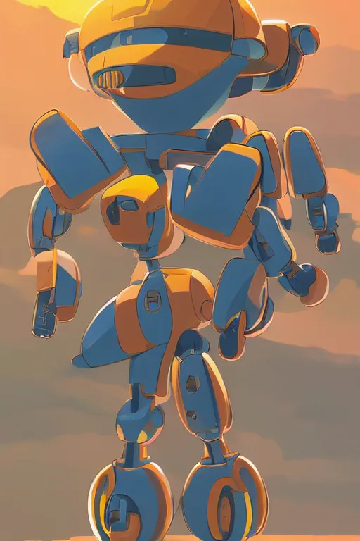 Image similar to metabots medabots medarotto medarot robot minimalist comics, behance hd by jesper ejsing, by rhads, makoto shinkai and lois van baarle, ilya kuvshinov, rossdraws global illumination ray tracing hdr radiating a glowing aura