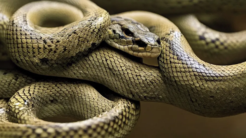 Image similar to snakes don't sleep, film still from the movie directed by Denis Villeneuve with art direction by Zdzisław Beksiński, close up, telephoto lens, shallow depth of field