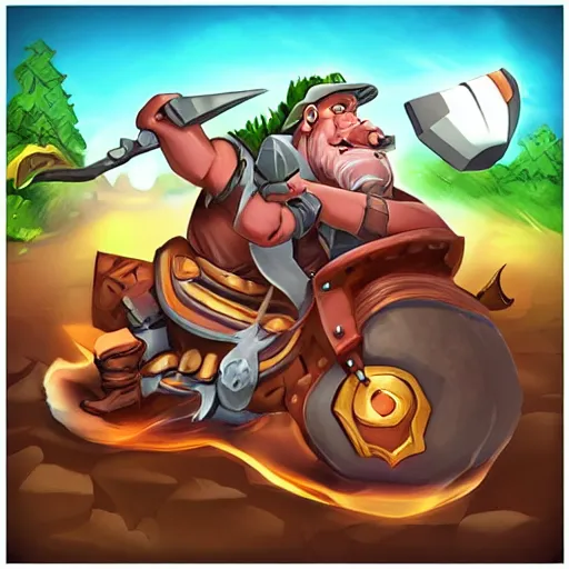 Image similar to hog rider