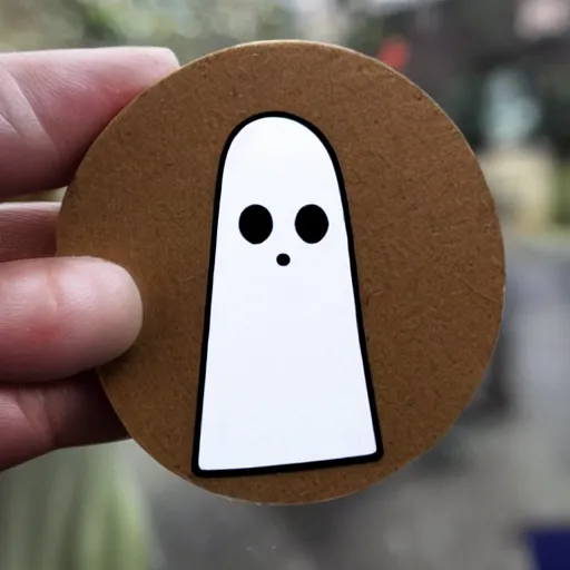 Image similar to cute ghost sticker