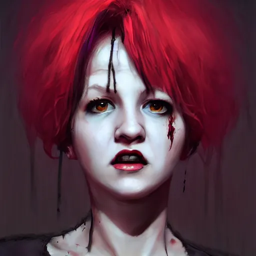 Prompt: portrait of young cyndi lauper as a zombie, 7 days to die zombie, fine art, award winning, intricate, elegant, sharp focus, cinematic lighting, highly detailed, digital painting, 8 k concept art, art by guweiz and z. w. gu, masterpiece, trending on artstation, 8 k