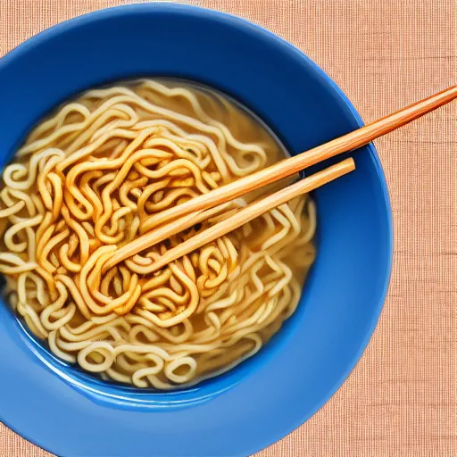 Prompt: the best ramen noodles in the world in the future, award winning, high quality, close up