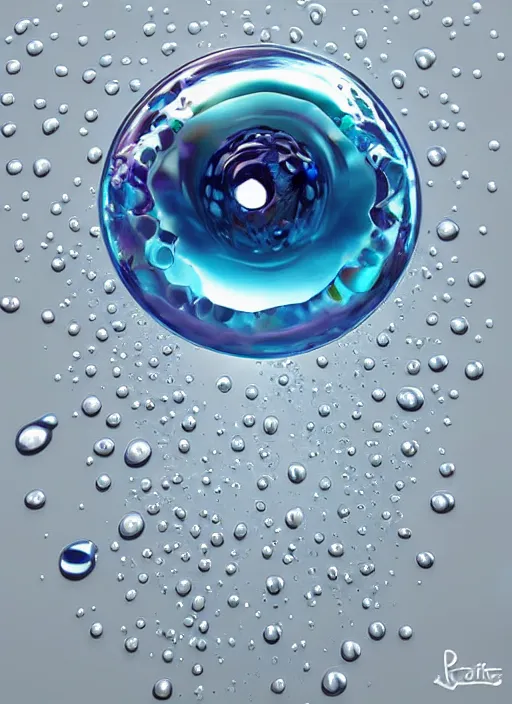 beautiful water drop wallpaper