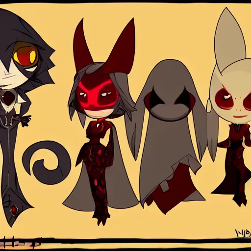 Image similar to vampirewith wakfu style