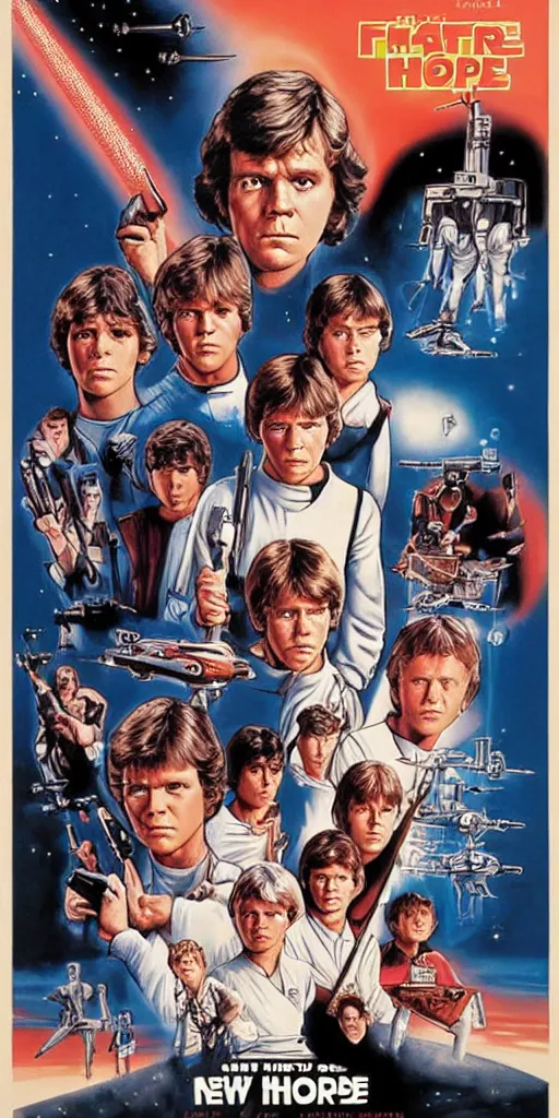 Image similar to variant of a new hope poster