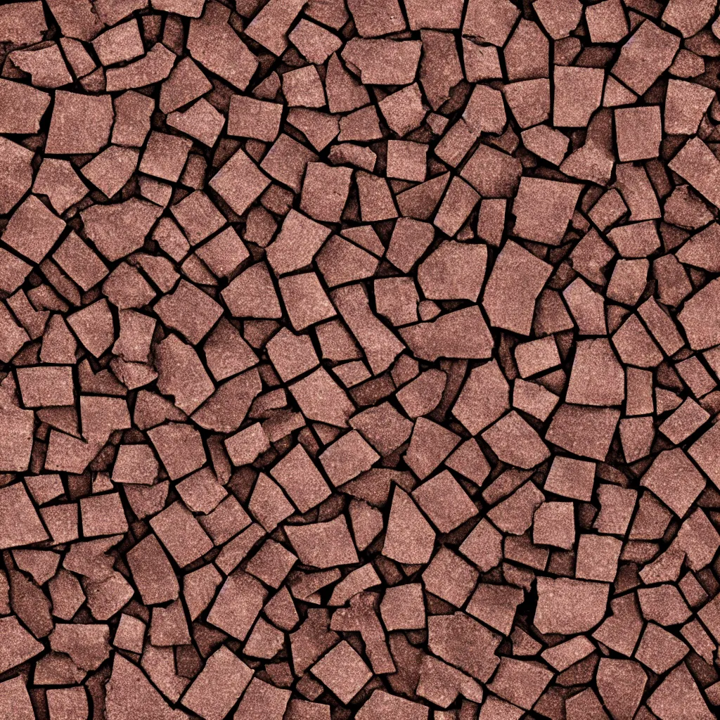 seamless tileable texture of old cracked terracotta, Stable Diffusion