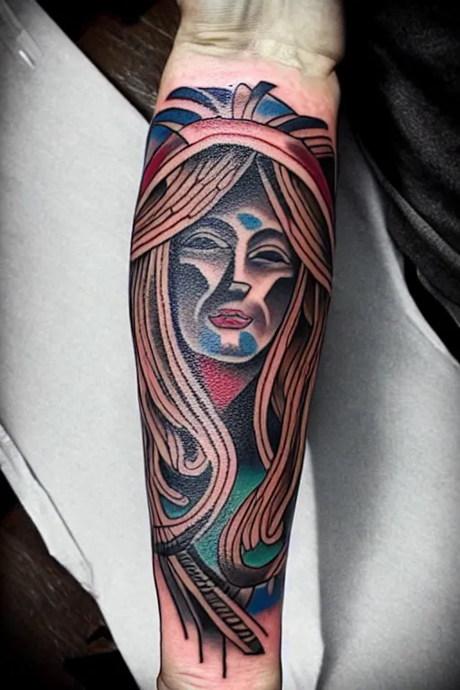 Image similar to american traditional tattoo