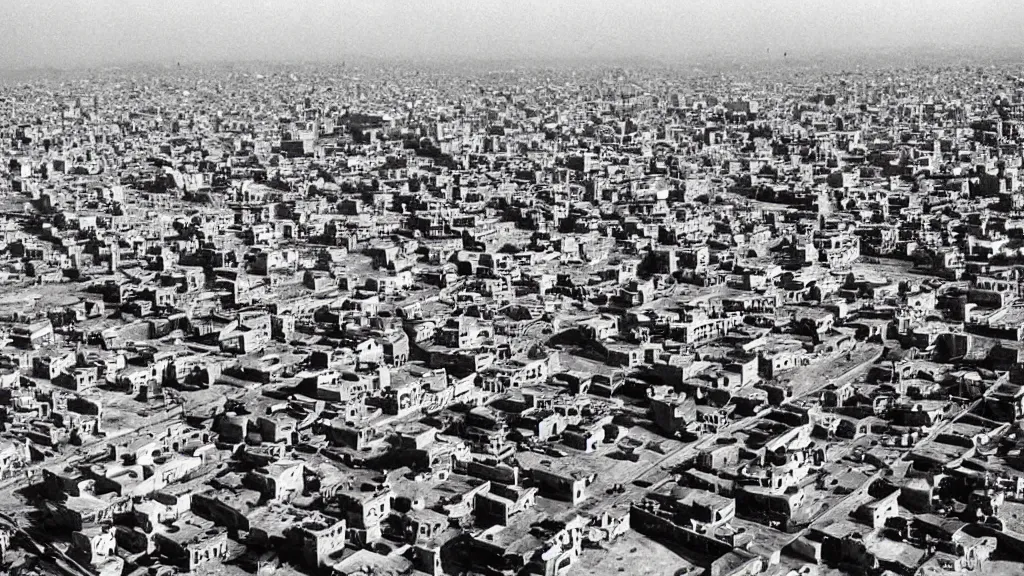 Image similar to photograph + central baghdad in the 1 9 6 0 s + fujifilm