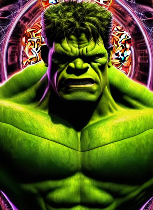Prompt: portrait of james hetfield as the hulk, hyperdetailed illustration by irakli nadar and alexandre ferra, volumetric lighting, celtic fantasy art, psychedelic, intricate, hyper detailed, smooth, vibrant aura, intricate linework, white porcelain skin, faberge, coral