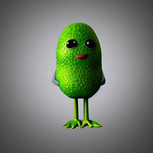 Prompt: ultra - realistic avocado with avocado hands and avocado legs