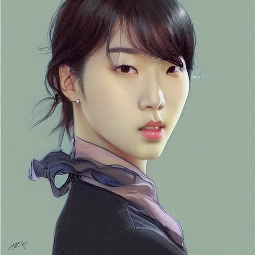 Image similar to portrait of kpop idol, expressive pose, lively expression, a pastel by chip zdarsky, trending on pinterest, mingei, full body, stylish, intricate, elegant, rose tones, highly detailed, digital painting, artstation, concept art, smooth, sharp focus, illustration, art by artgerm and greg rutkowski and alphonse mucha