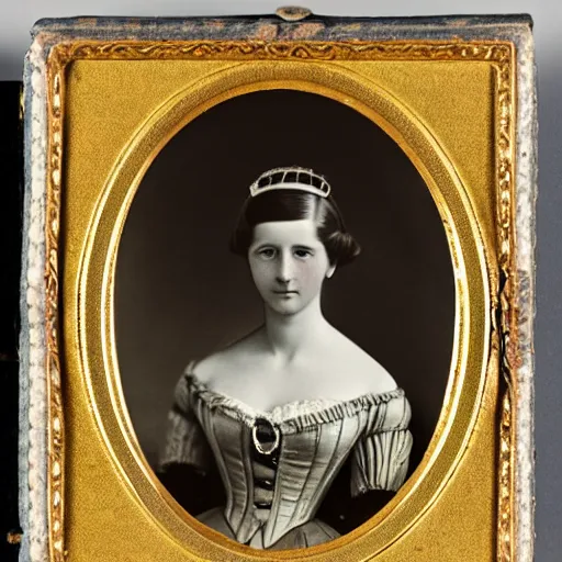 Image similar to a german young adult princess, circa 1 8 5 6